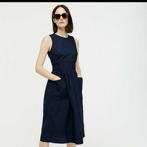 J. Crew Poplin Apron Dress